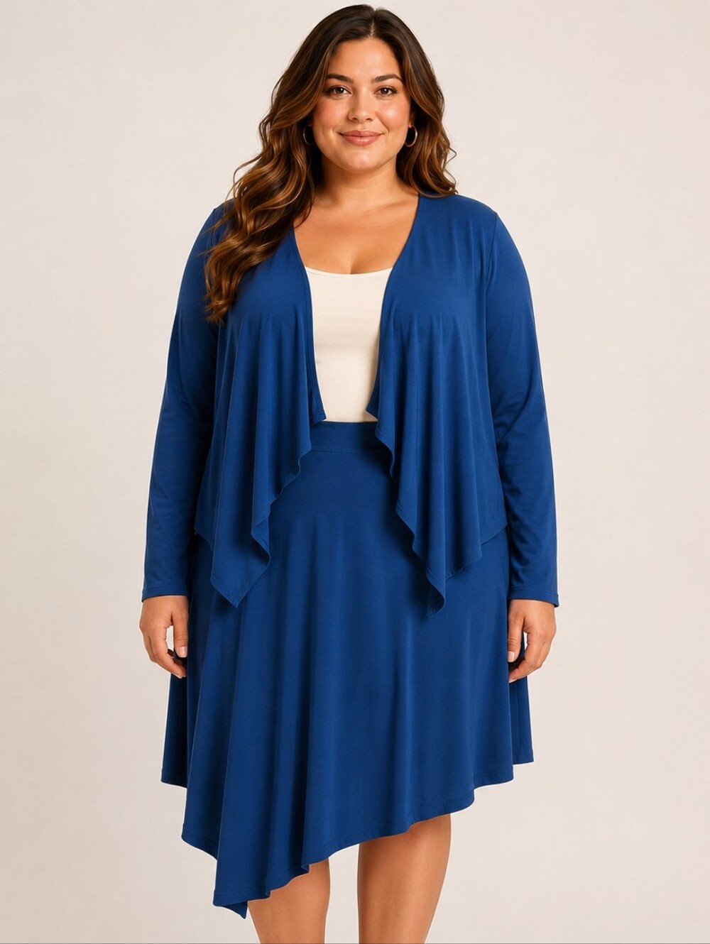 THE LOOK RANDOLPH DUKE Skirt Set: Size 1X Jacket & Multipurpose Skirt Top Sarong